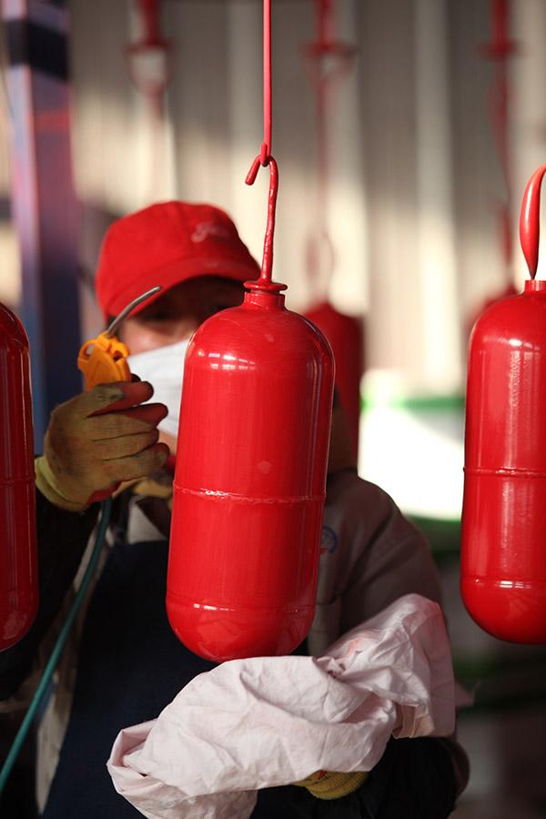 BSI 4kg EN3 de vente directe d'usine a d&eacute;livr&eacute; un certificat l'extincteur sec de poudre 7